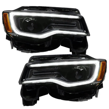 2014-2021 Jeep Grand Cherokee Dynamic ColorSHIFT Headlight DRL Upgrade Kit by ORACLE Lighting