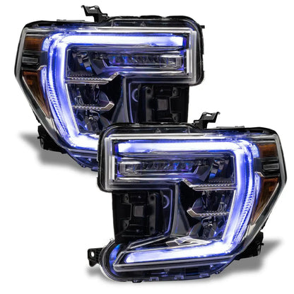 ORACLE Lighting 2019-2022 GMC Sierra 1500 ColorSHIFT RGB+W Headlight DRL Upgrade Kit by ORACLE Lighting