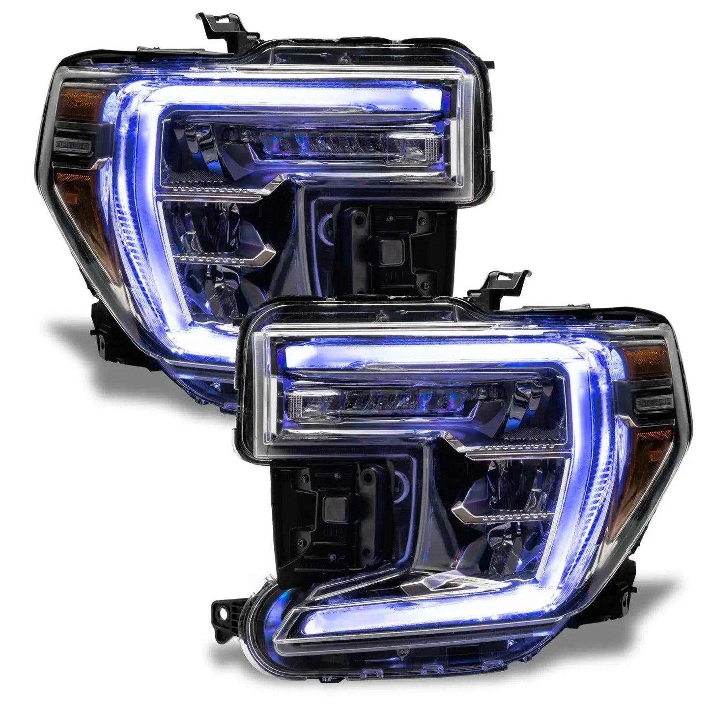 ORACLE Lighting 2019-2022 GMC Sierra 1500 ColorSHIFT RGB+W Headlight DRL Upgrade Kit by ORACLE Lighting