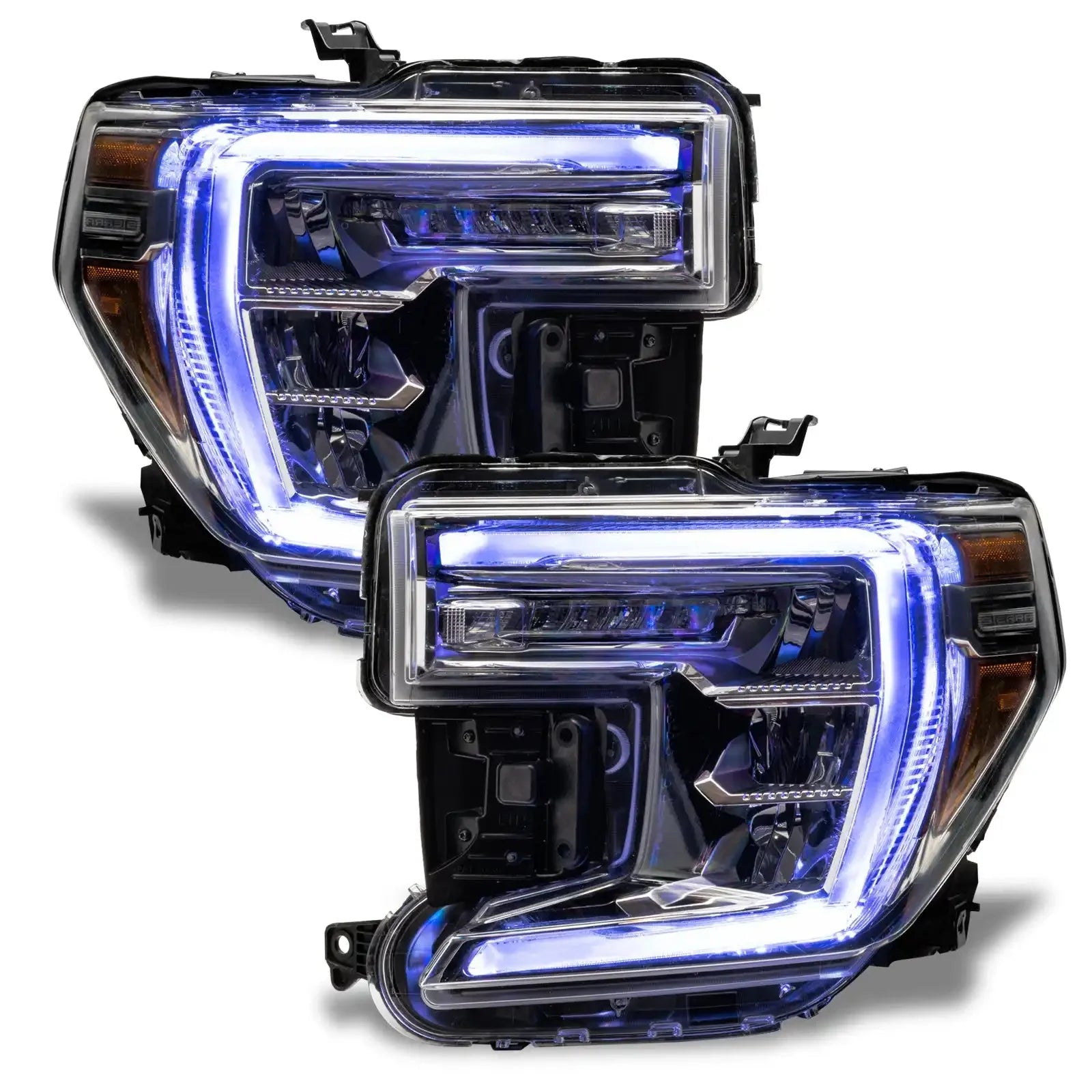 ORACLE Lighting 2019-2022 GMC Sierra 1500 ColorSHIFT RGB+W Headlight DRL Upgrade Kit by ORACLE Lighting