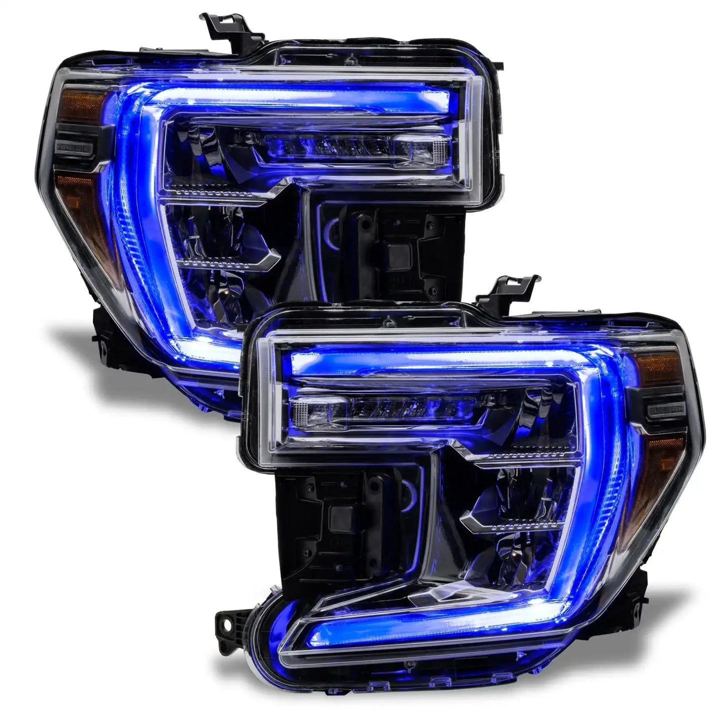 ORACLE Lighting 2019-2022 GMC Sierra 1500 ColorSHIFT RGB+W Headlight DRL Upgrade Kit by ORACLE Lighting