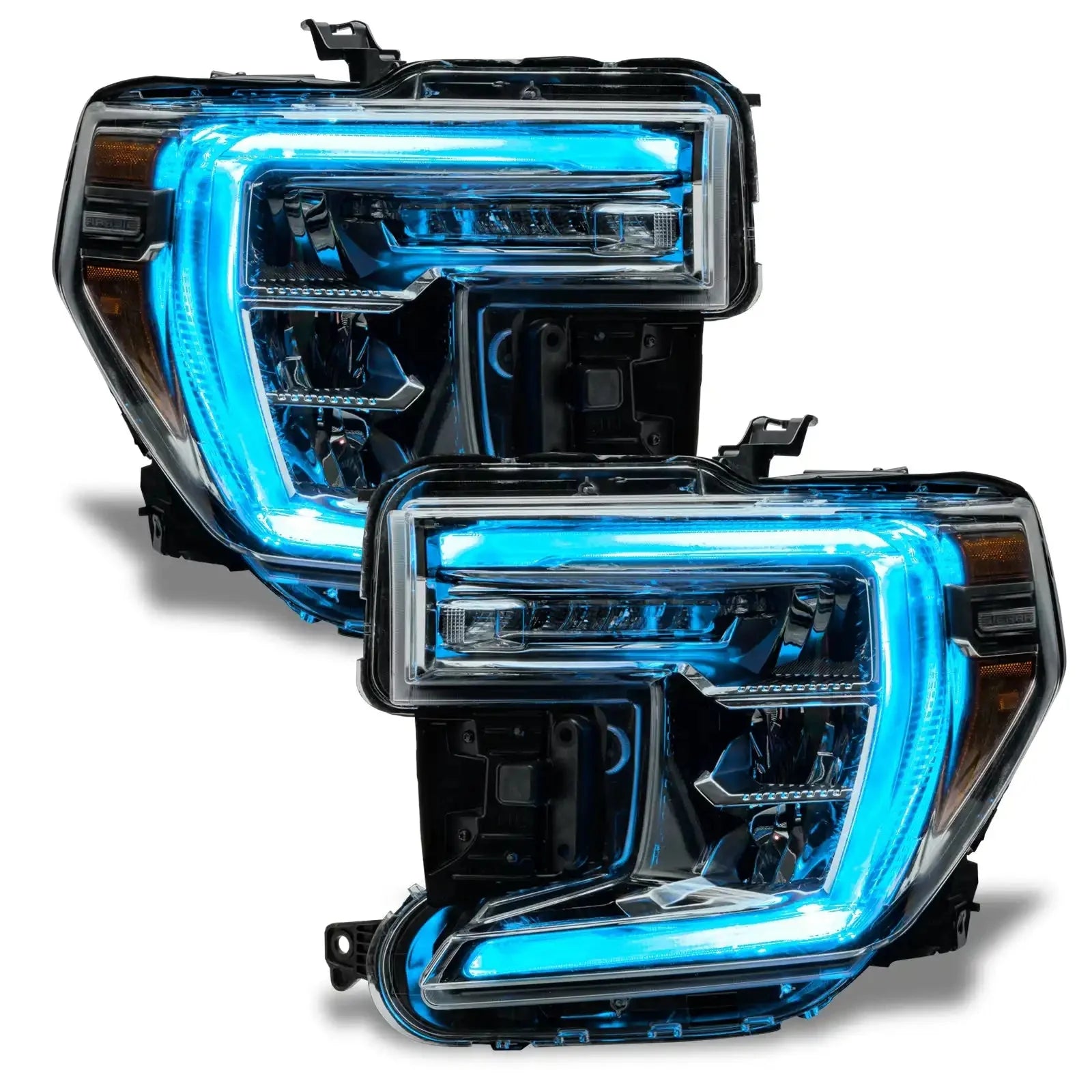 ORACLE Lighting 2019-2022 GMC Sierra 1500 ColorSHIFT RGB+W Headlight DRL Upgrade Kit by ORACLE Lighting