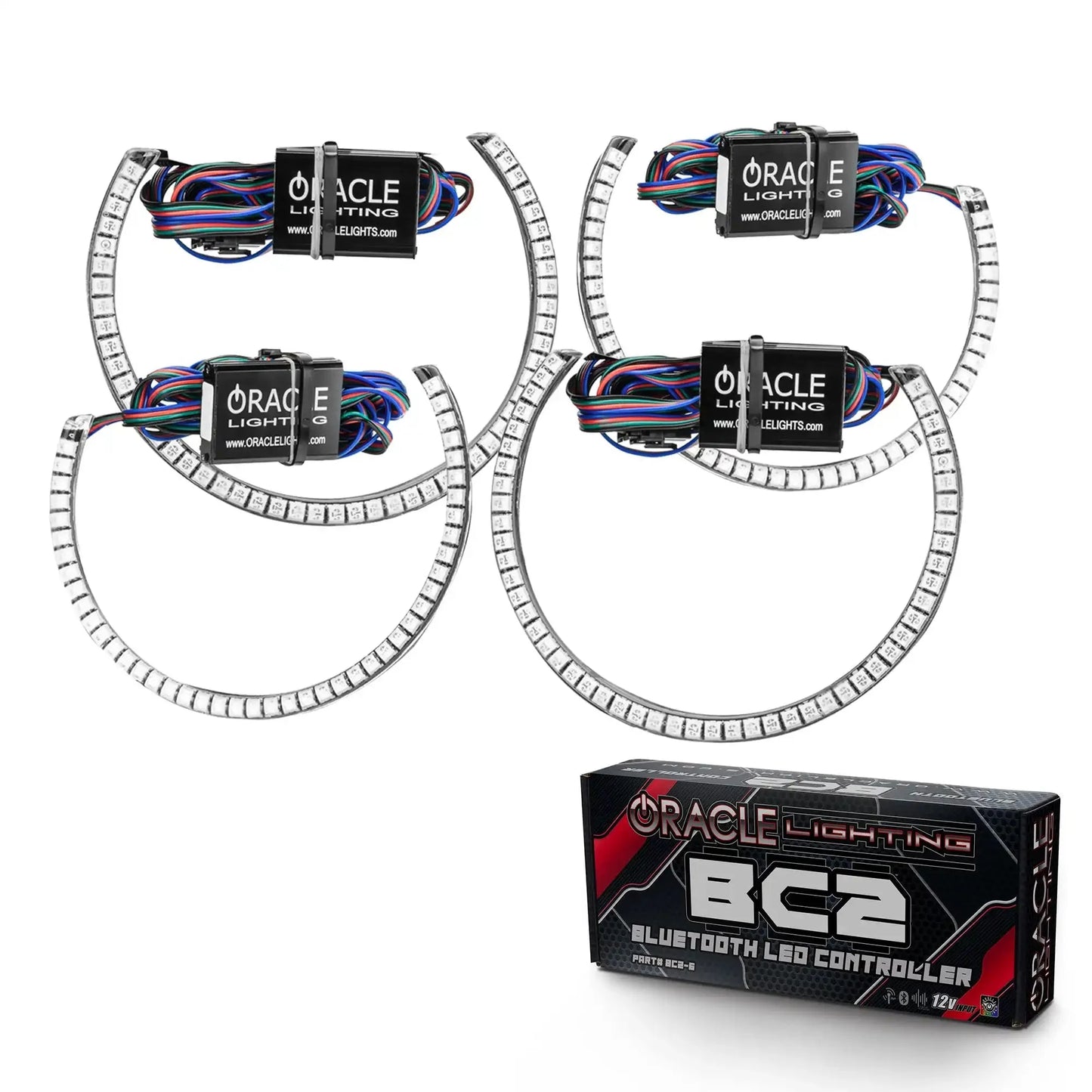 ORACLE Lighting 2008-2014 Dodge Challenger Headlight Halo Kit - Surface Mount by ORACLE Lighting