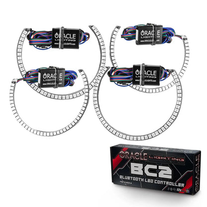 ORACLE Lighting 2008-2014 Dodge Challenger Headlight Halo Kit - Surface Mount by ORACLE Lighting