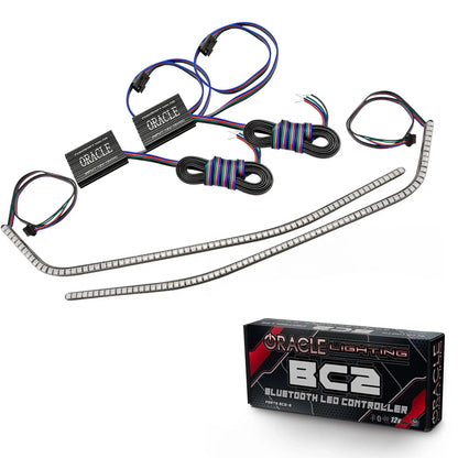 ORACLE Lighting 2016-2018 Chevrolet Camaro ColorSHIFT Surface Mount Headlight DRL Modules by ORACLE Lighting