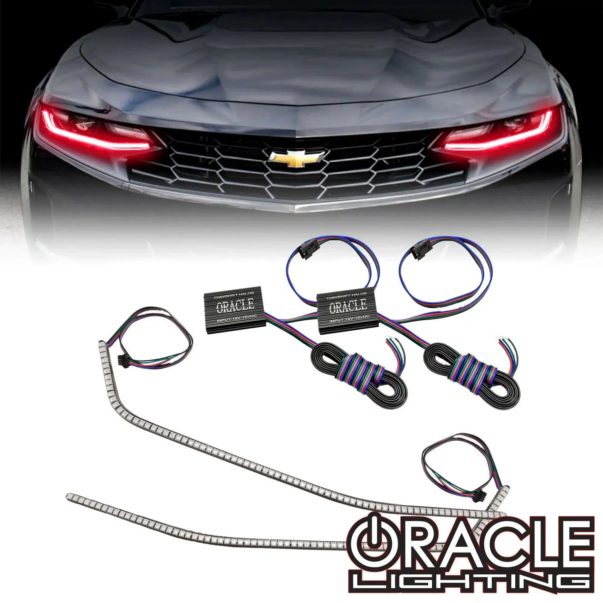 ORACLE Lighting 2019-2023 Chevrolet Camaro ColorSHIFT Surface Mount Headlight DRL Modules by ORACLE Lighting