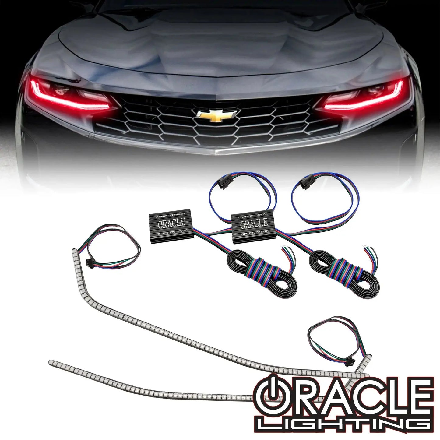 ORACLE Lighting 2019-2023 Chevrolet Camaro ColorSHIFT Surface Mount Headlight DRL Modules by ORACLE Lighting