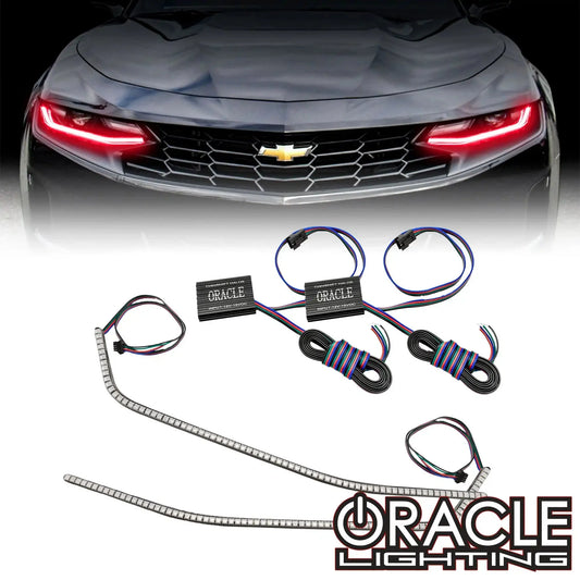 ORACLE Lighting 2019-2023 Chevrolet Camaro ColorSHIFT Surface Mount Headlight DRL Modules by ORACLE Lighting