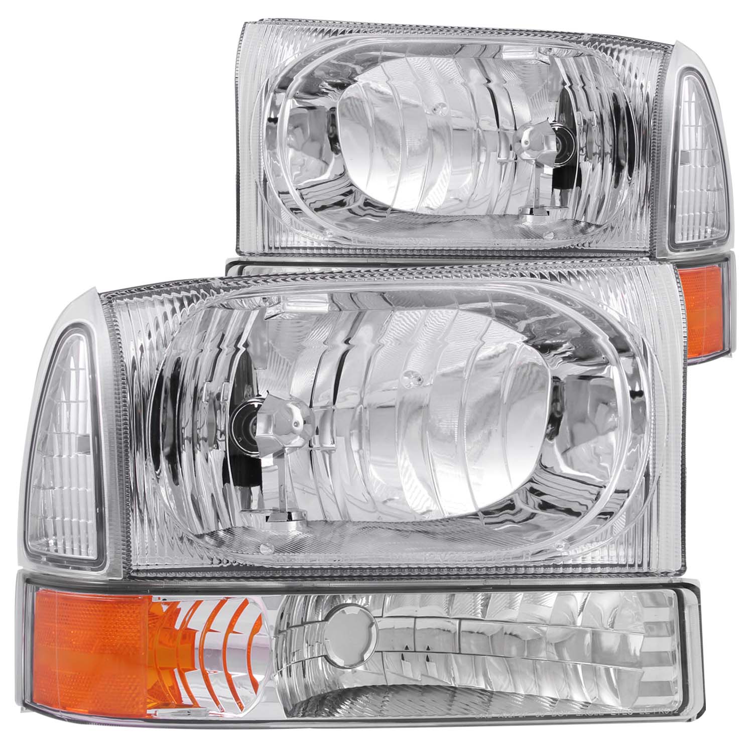 Not For Use w/Sealed Beam Headlights by ANZO USA