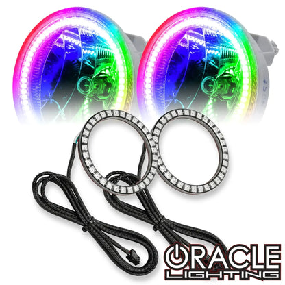 ORACLE Lighting 2007-2017 Jeep Wrangler Dynamic ColorSHIFT Fog Light Halo Kit by ORACLE Lighting