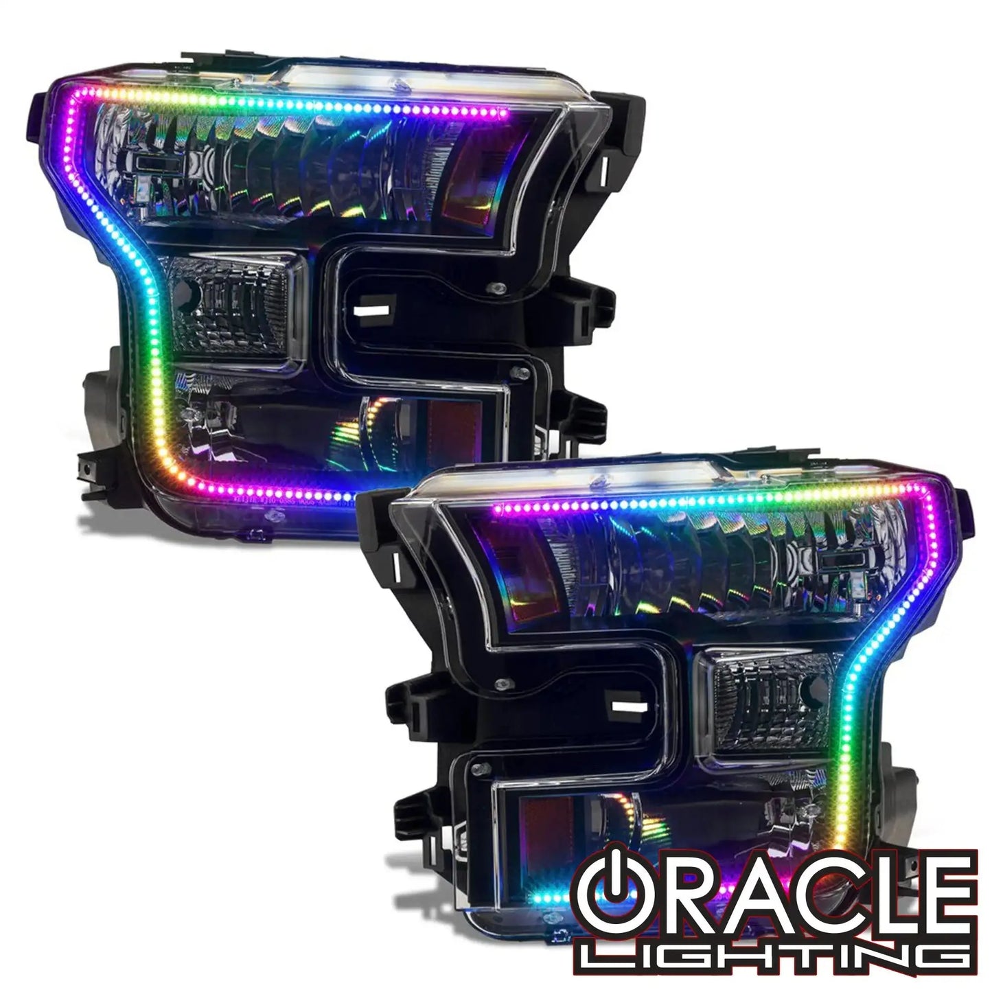 ORACLE Lighting 2015-2017 Ford F-150 Dynamic ColorSHIFT Headlight DRL Upgrade Kit by ORACLE Lighting