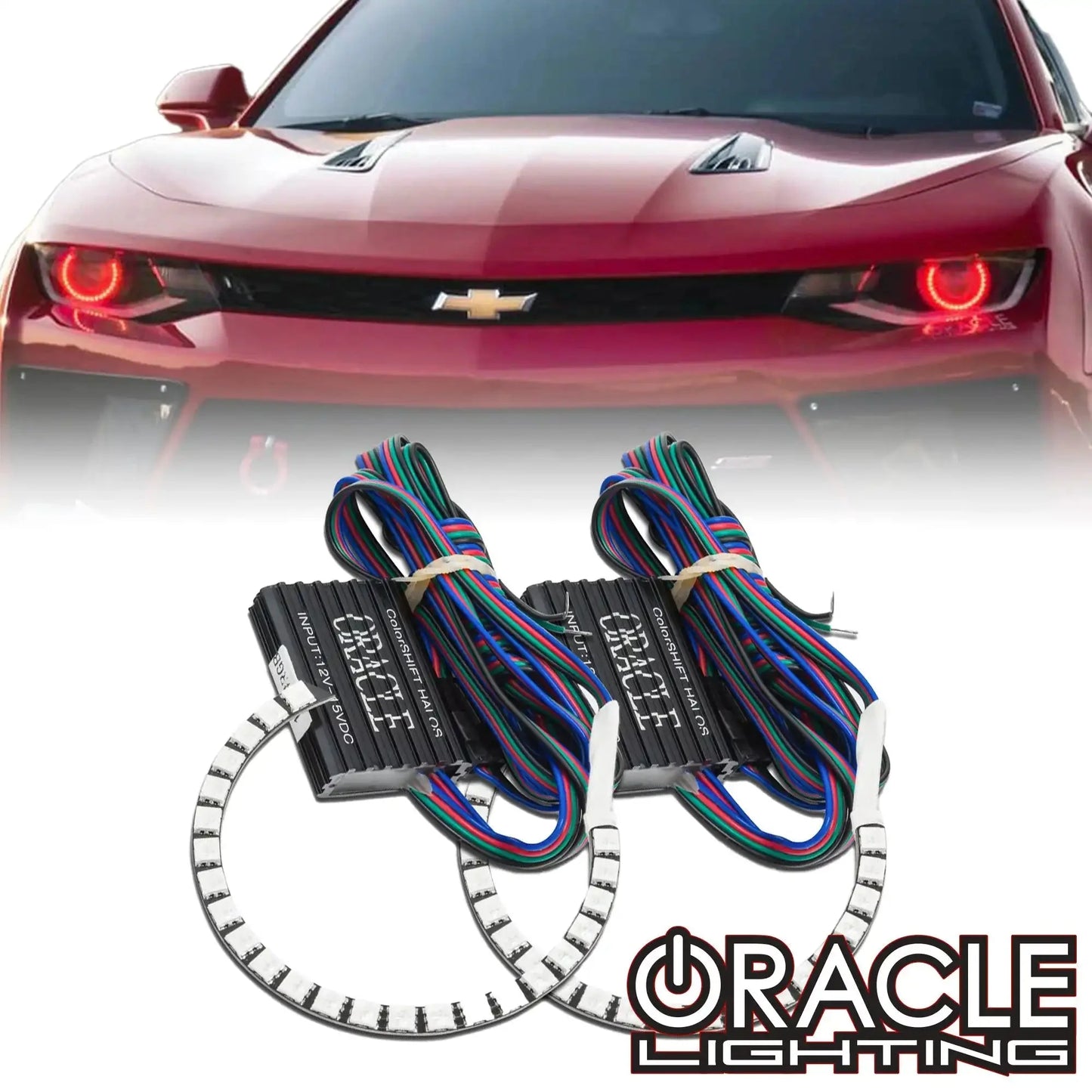 ORACLE Lighting 2016-2018 Chevrolet Camaro LED ColorSHIFT Projector Halo Kit by ORACLE Lighting