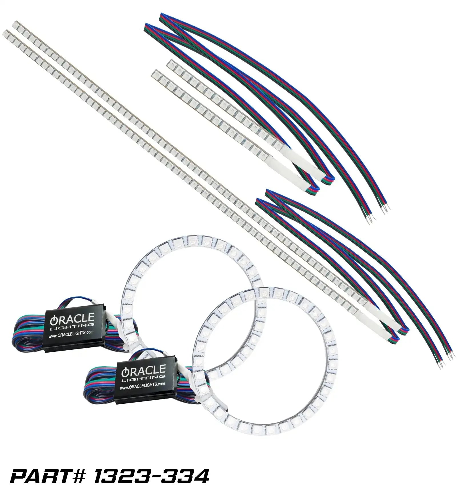 ORACLE Lighting 2016-2018 Honda Pilot ColorSHIFT DRL Upgrade w/Halo Kit by ORACLE Lighting