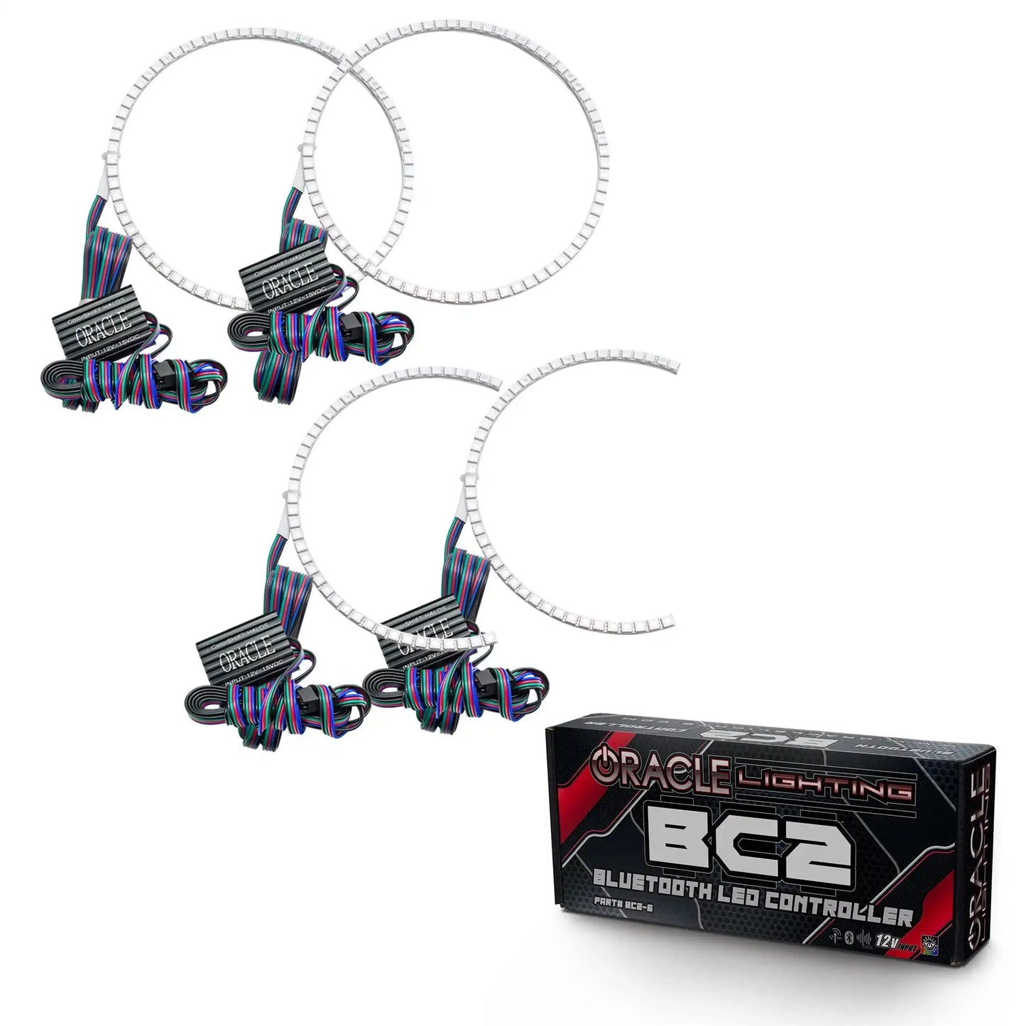 ORACLE Lighting 2007-2009 Dodge Durango LED Headlight Halo Kit by ORACLE Lighting
