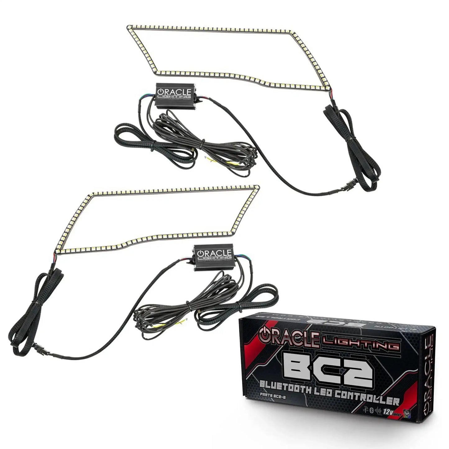 ORACLE Lighting 2009-2018 Ram RGB+A ColorSHIFT+ Switchback Quad Headlight Halo Kit by ORACLE Lighting