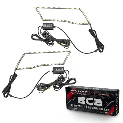 ORACLE Lighting 2009-2018 Ram RGB+A ColorSHIFT+ Switchback Quad Headlight Halo Kit by ORACLE Lighting