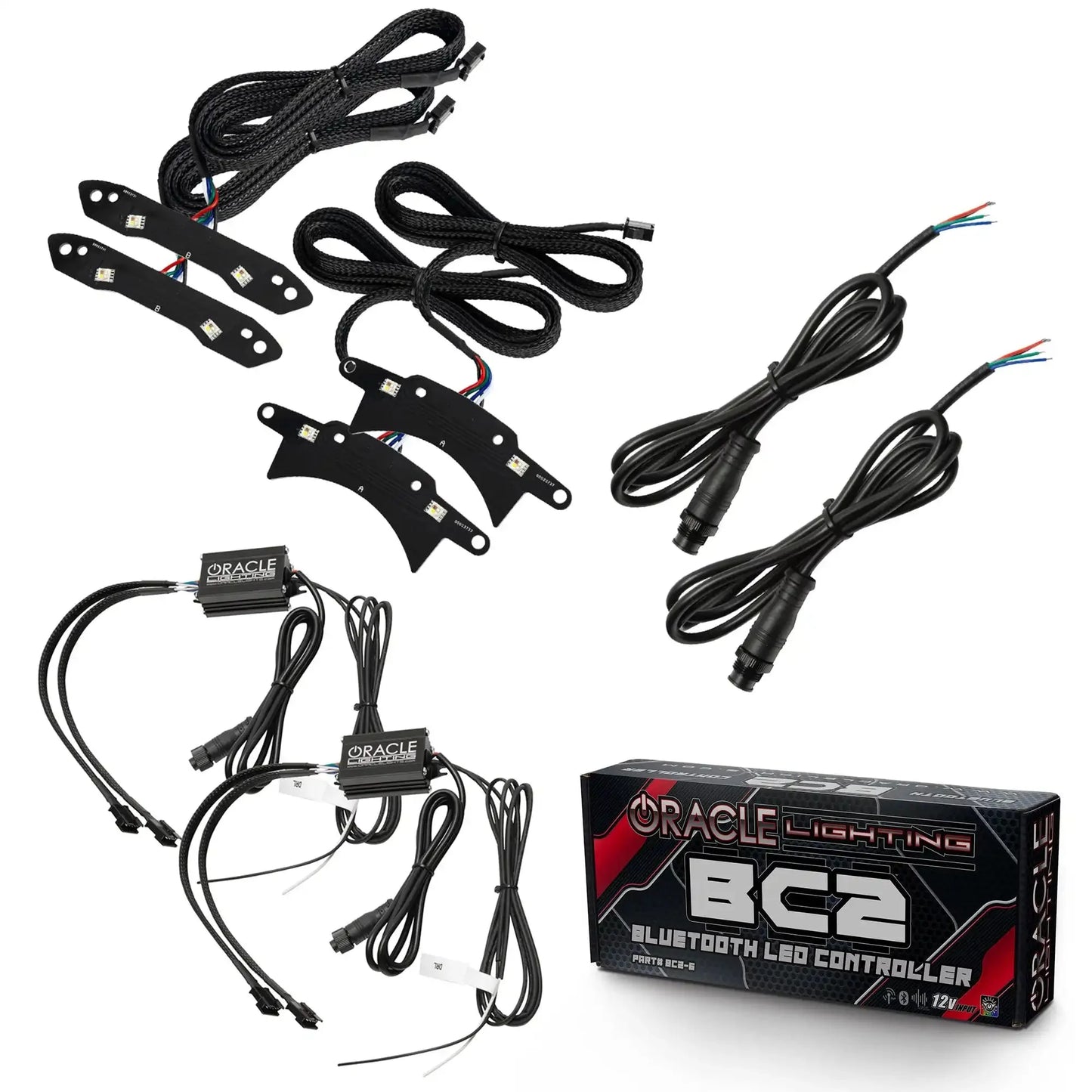 ORACLE Lighting 2015-2023 Dodge Challenger ColorSHIFT RGB+W Headlight DRL Upgrade Kit by ORACLE Lighting
