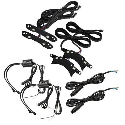 ORACLE Lighting 2015-2023 Dodge Challenger ColorSHIFT RGB+W Headlight DRL Upgrade Kit by ORACLE Lighting