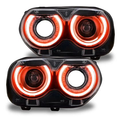 ORACLE Lighting 2015-2023 Dodge Challenger ColorSHIFT RGB+W Headlight DRL Upgrade Kit by ORACLE Lighting