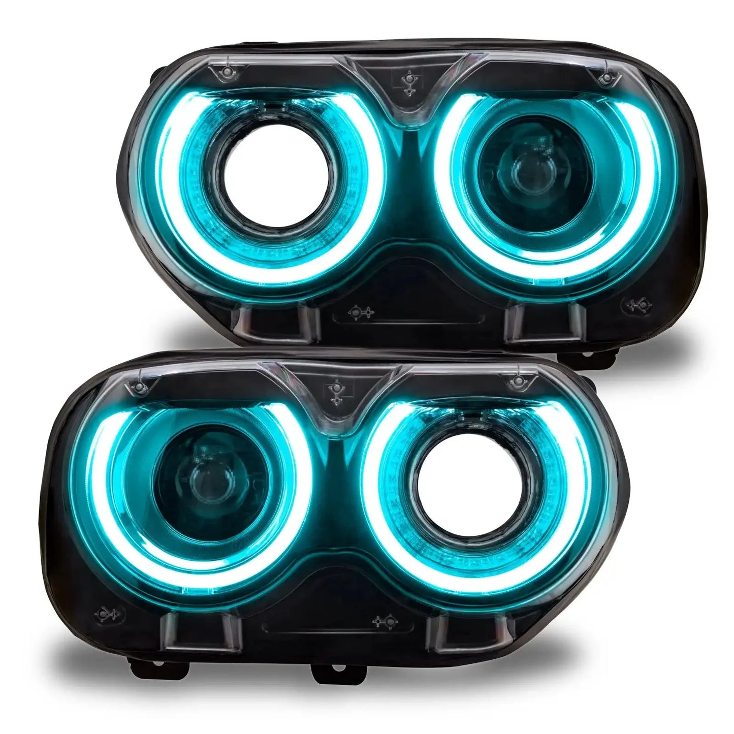 ORACLE Lighting 2015-2023 Dodge Challenger ColorSHIFT RGB+W Headlight DRL Upgrade Kit by ORACLE Lighting