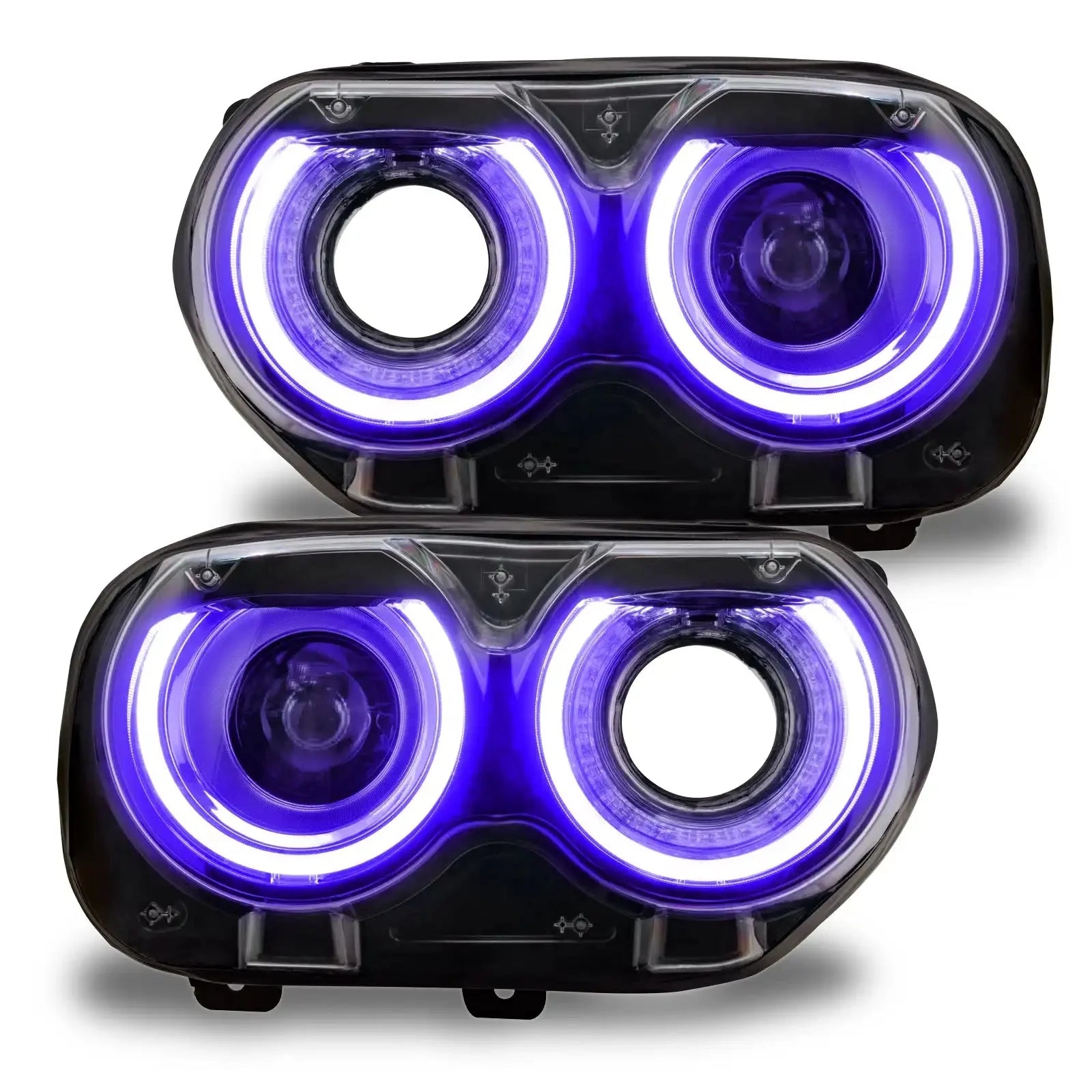 ORACLE Lighting 2015-2023 Dodge Challenger ColorSHIFT RGB+W Headlight DRL Upgrade Kit by ORACLE Lighting