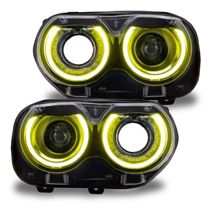 ORACLE Lighting 2015-2023 Dodge Challenger ColorSHIFT RGB+W Headlight DRL Upgrade Kit by ORACLE Lighting