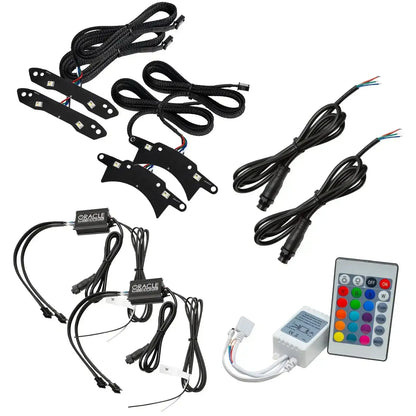 ORACLE Lighting 2015-2023 Dodge Challenger ColorSHIFT RGB+W Headlight DRL Upgrade Kit by ORACLE Lighting