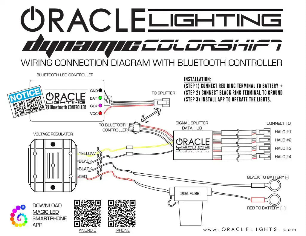 2008-2014 Dodge Challenger Pre-Assembled Headlights-Chrome-(Non-HID) Dynamic ColorSHIFT by ORACLE Lighting