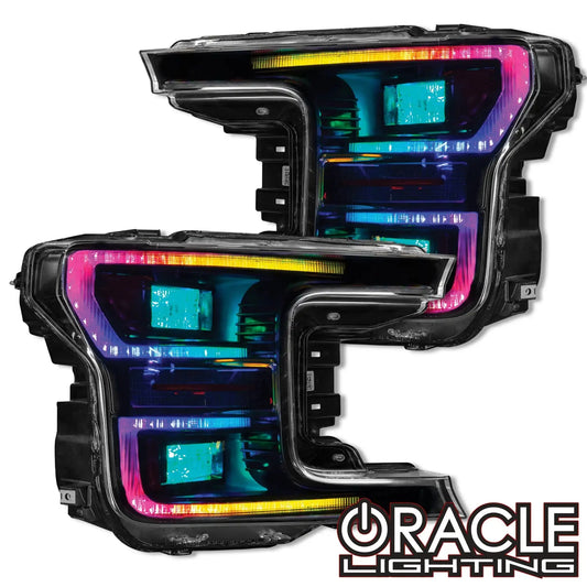 ORACLE Lighting 2018-2020 Ford F-150 Dynamic ColorSHIFT DRL Replacements + Dynamic Turn Signals by ORACLE Lighting