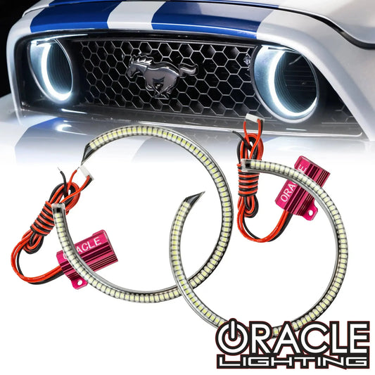 ORACLE Lighting 2013-2014 Ford Mustang Surface Mount Fog Light Halo Kit (Grill Style) by ORACLE Lighting
