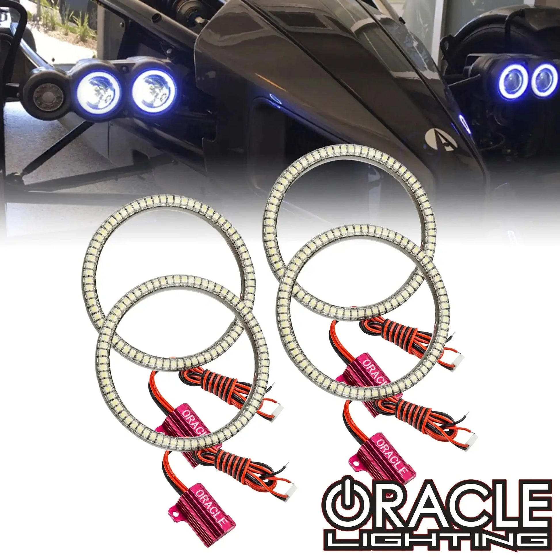 ORACLE Lighting 2003-2018 Ariel Atom LED Dual Surface Mount Headlight Halo Kit by ORACLE Lighting