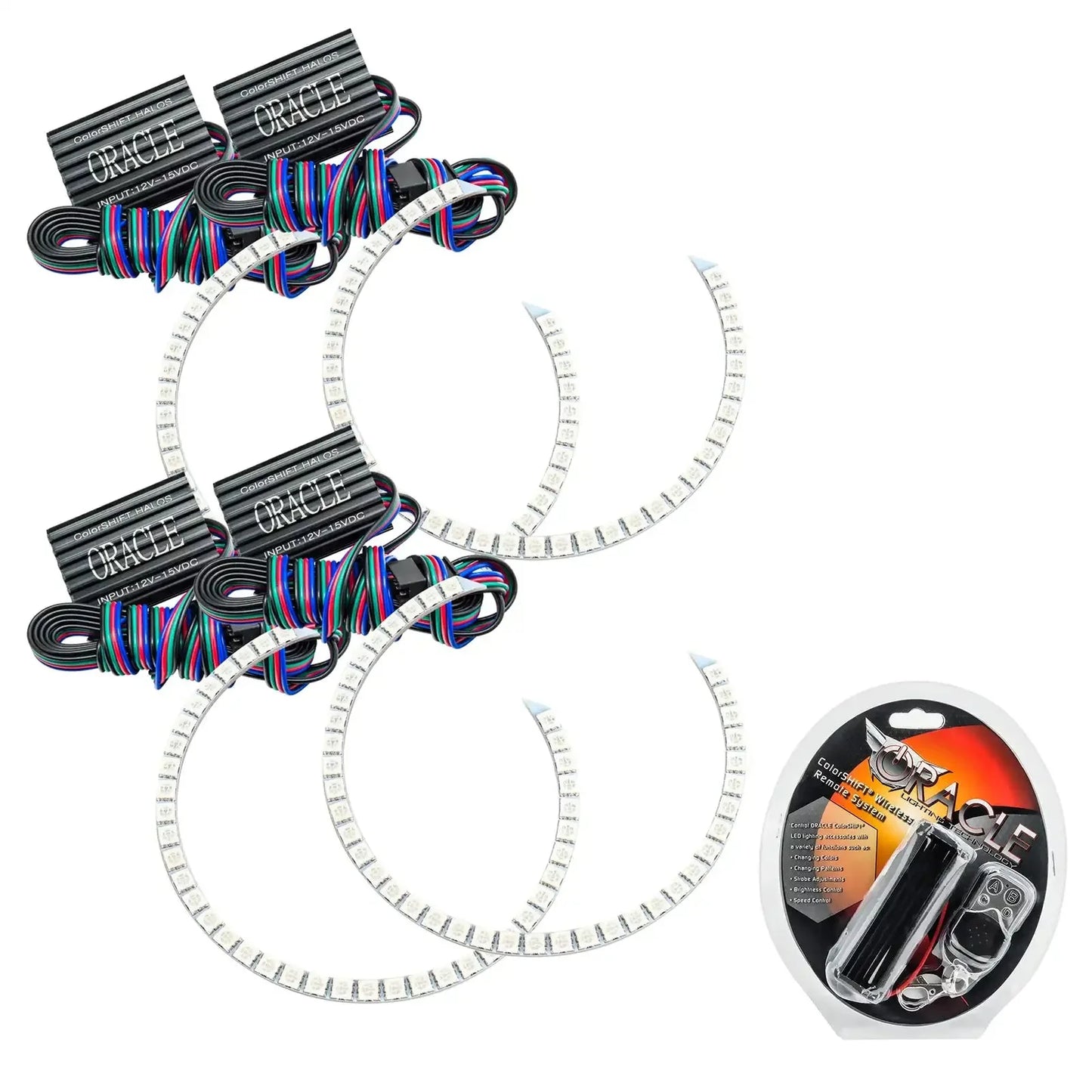 ORACLE Lighting 2003-2007 Honda Accord Coupe/Sedan LED Headlight Halo Kit by ORACLE Lighting