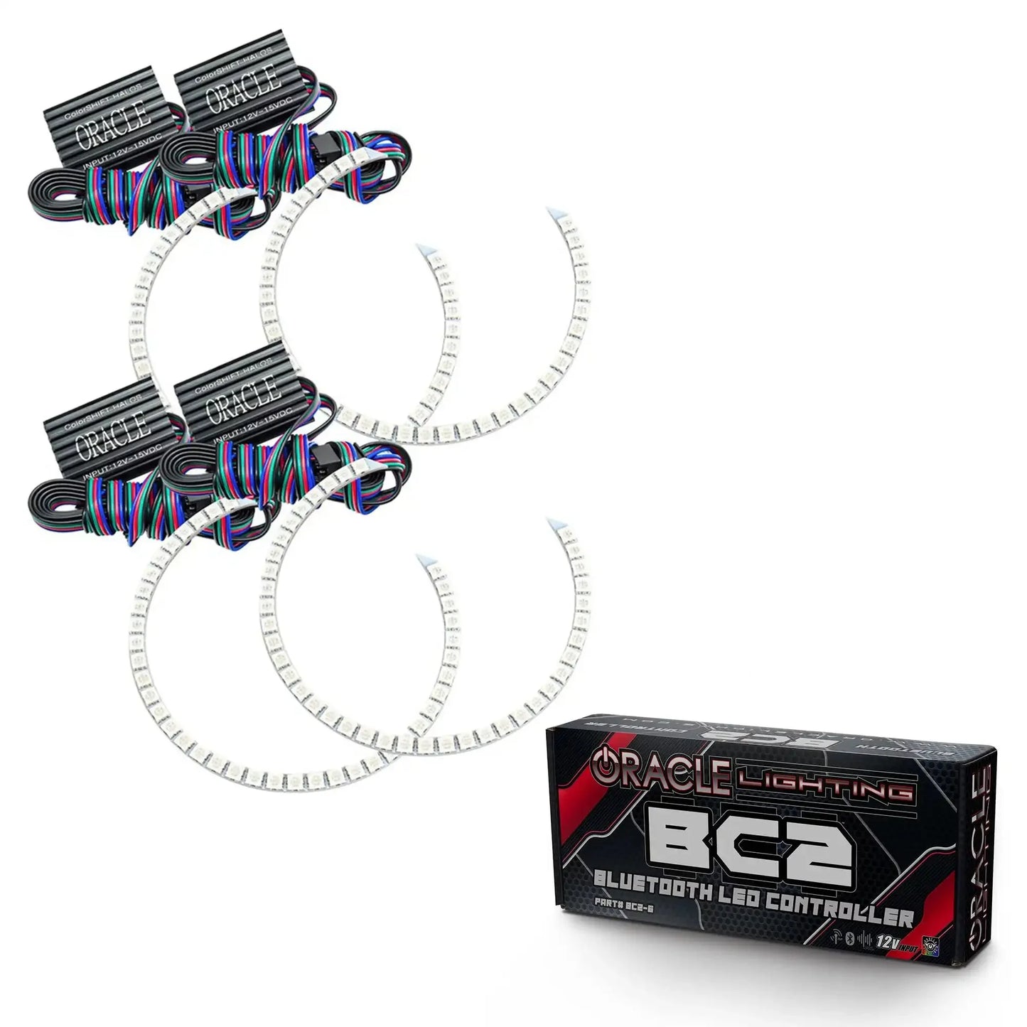 ORACLE Lighting 2003-2007 Honda Accord Coupe/Sedan LED Headlight Halo Kit by ORACLE Lighting
