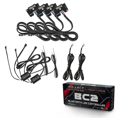 ORACLE Lighting Jeep Gladiator JT ColorSHIFT RGB+W Headlight DRL Upgrade Kit by ORACLE Lighting