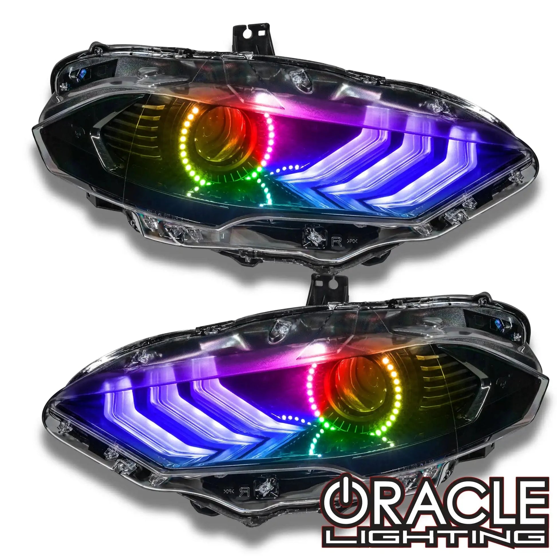 ORACLE Lighting 2018-2023 Ford Mustang ColorSHIFT DRL Upgrade w/Halo Kit by ORACLE Lighting