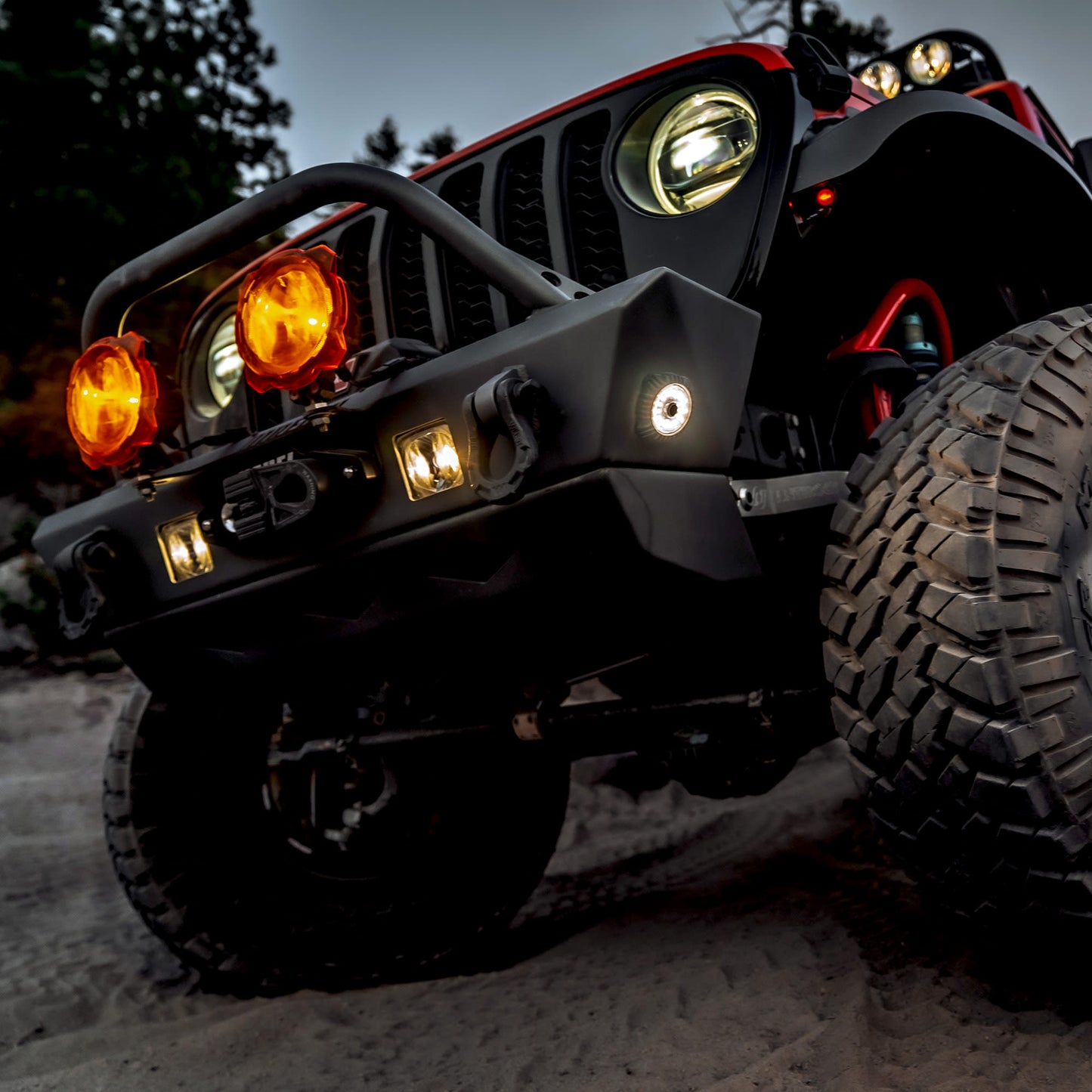 KC Cyclone V2 LED Flood Clear 1-Light Universal by KC HiLiTES