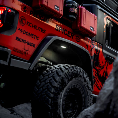 KC Cyclone V2 LED Flood Diffused 1-Light Universal by KC HiLiTES
