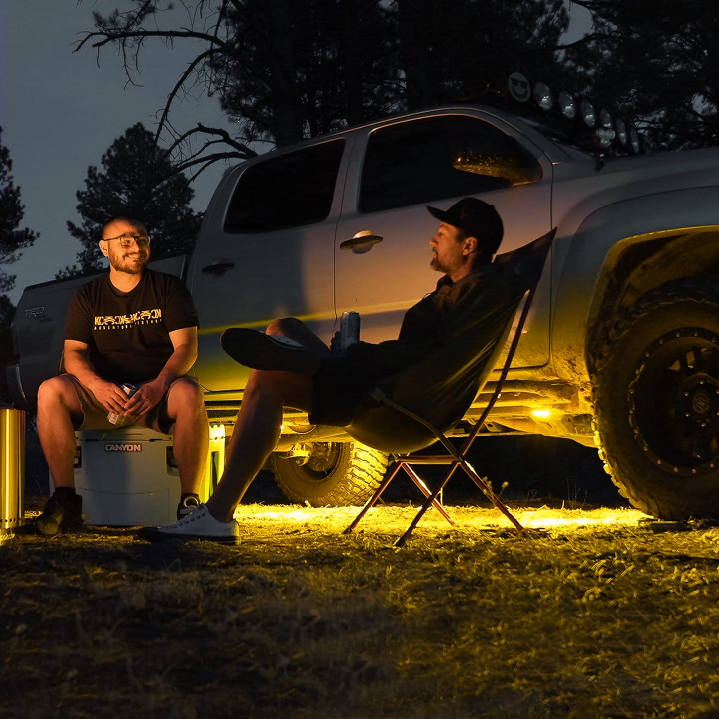 KC Cyclone V2 LED Flood Amber 1-Light Universal by KC HiLiTES