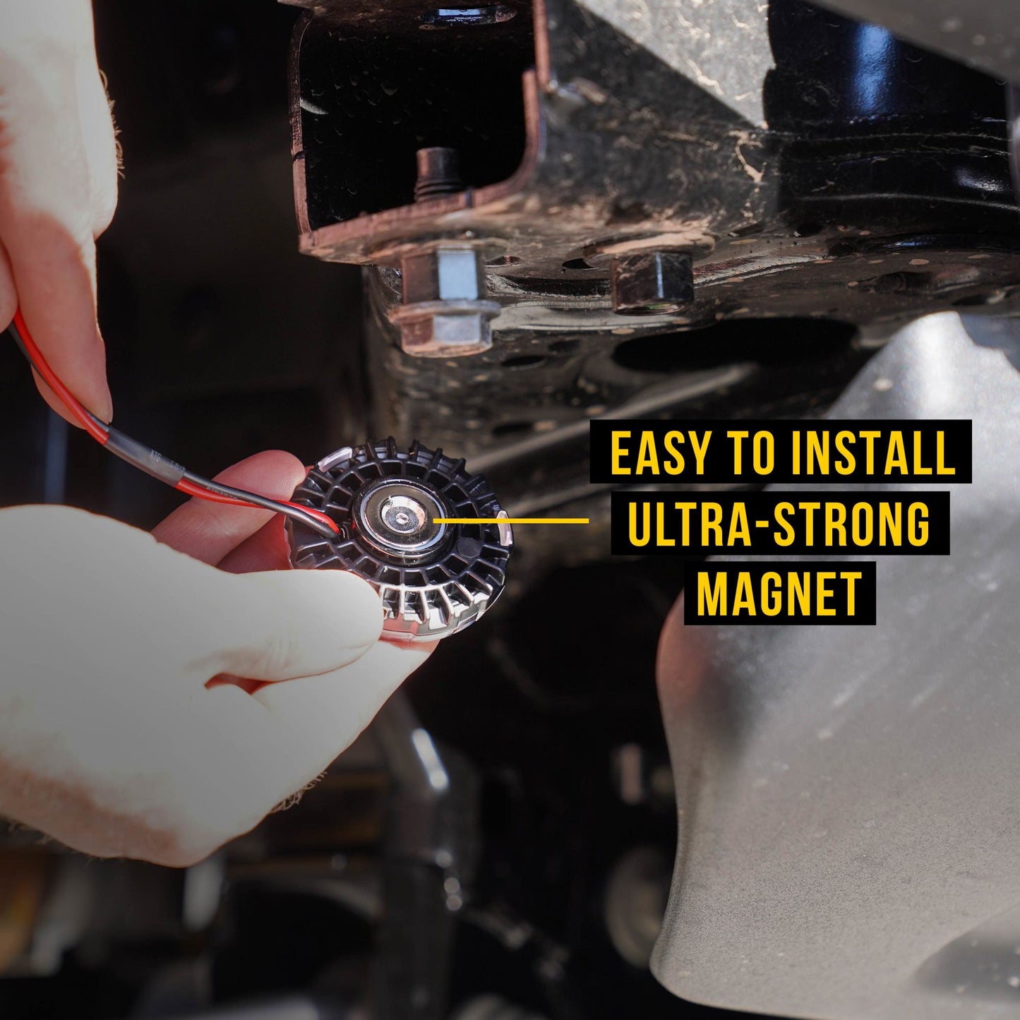 KC Magnet Mounts easily attach to the Cyclone with the included hardware-6 Pack by KC HiLiTES