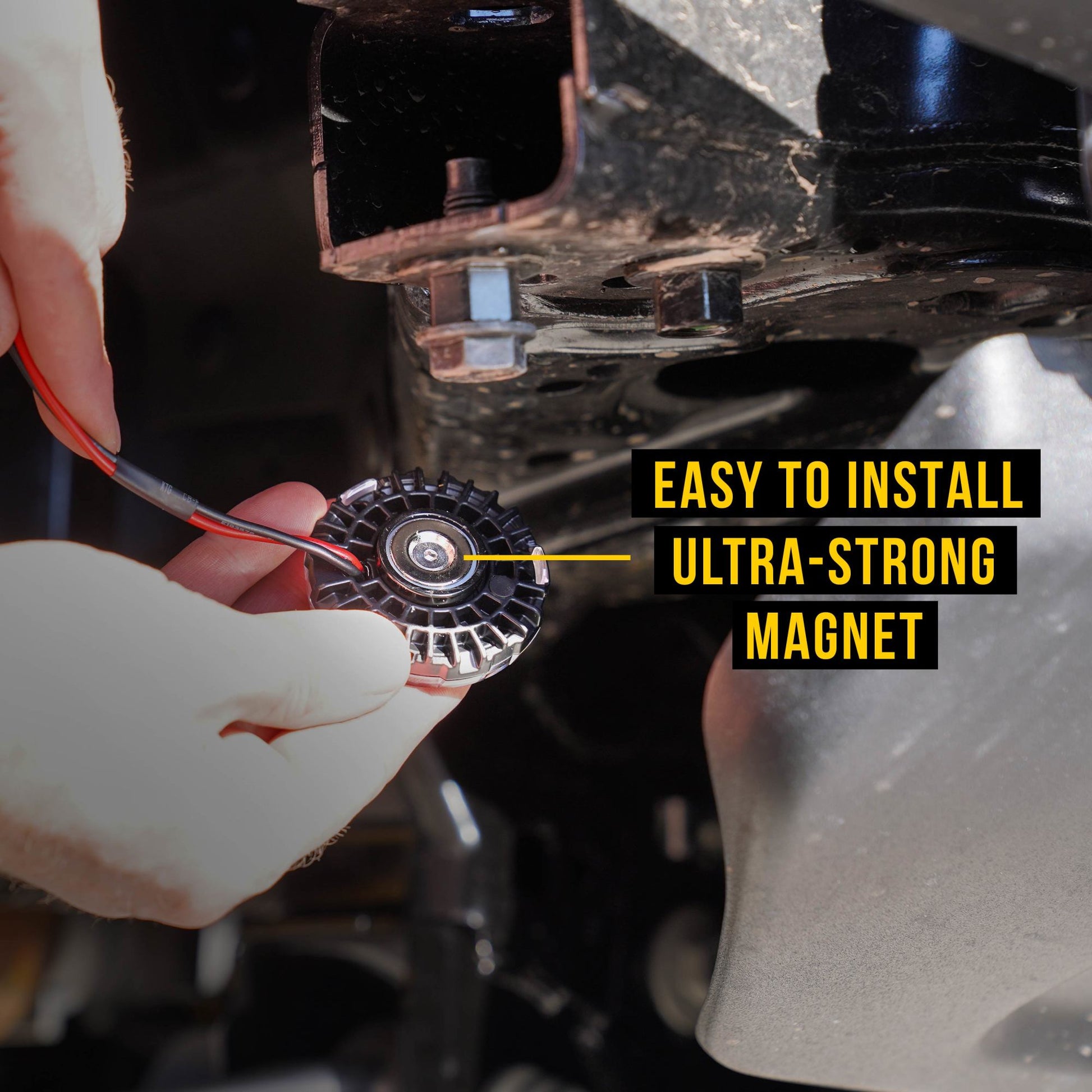 KC Magnet Mounts easily attach to the Cyclone with the included hardware-6 Pack by KC HiLiTES