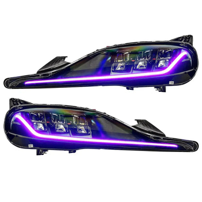 ORACLE Lighting 2020-2024 Toyota Supra GR ColorSHIFT RGB+A Headlight DRL Upgrade Kit by ORACLE Lighting