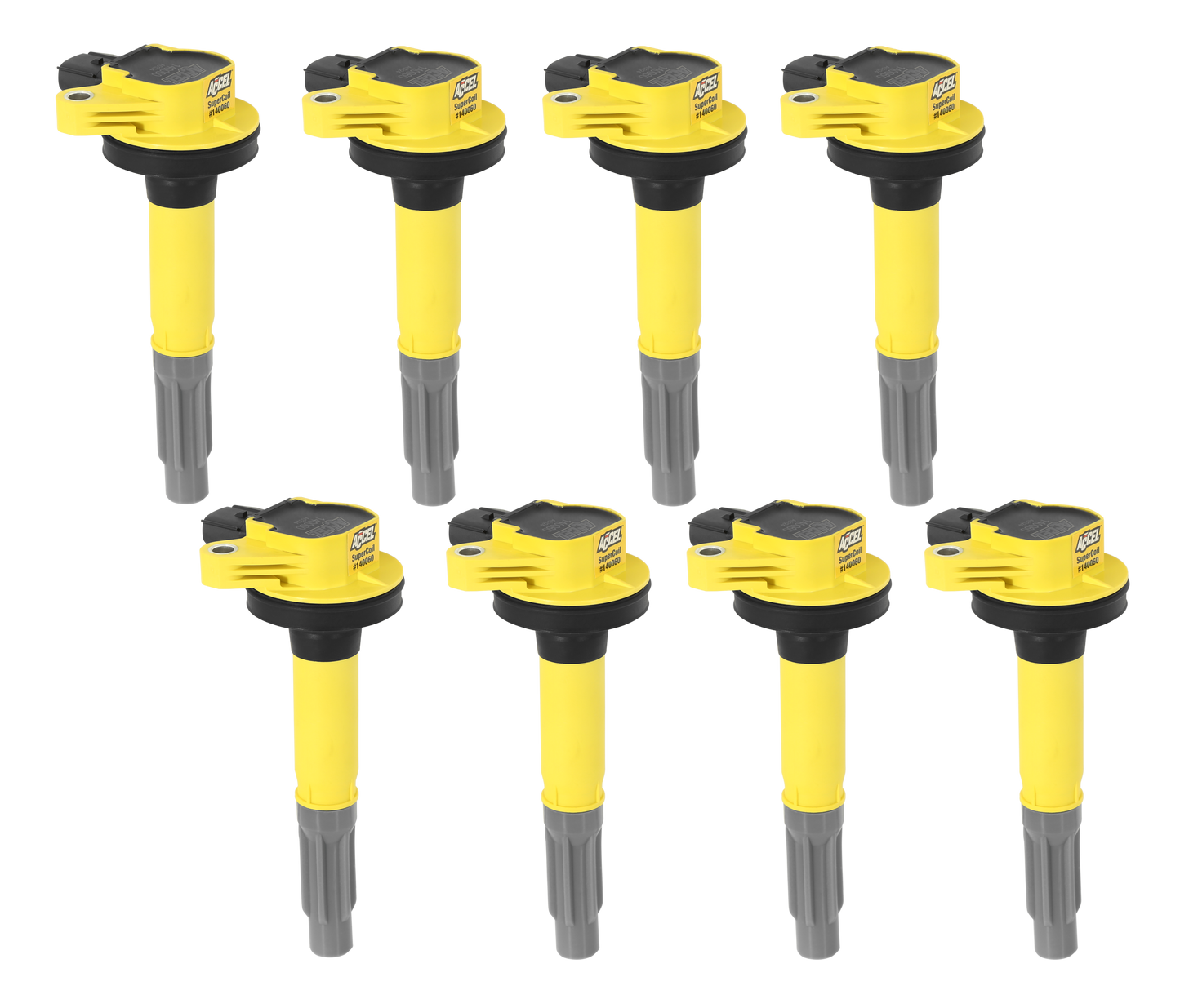 Ignition Coils SuperCoil Series 2011-2016 Ford 5.0L Coyote, Yellow, 8-Pack by ACCEL