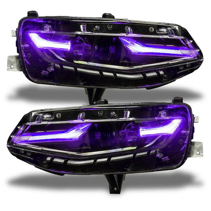 ORACLE Lighting 2019-2024 Chevrolet Camaro LS/LT ColorSHIFT RGB+A Headlight DRL Upgrade Kit by ORACLE Lighting