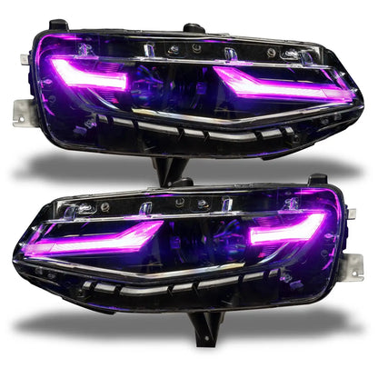 ORACLE Lighting 2019-2024 Chevrolet Camaro LS/LT ColorSHIFT RGB+A Headlight DRL Upgrade Kit by ORACLE Lighting