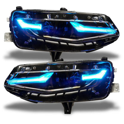 ORACLE Lighting 2019-2024 Chevrolet Camaro LS/LT ColorSHIFT RGB+A Headlight DRL Upgrade Kit by ORACLE Lighting