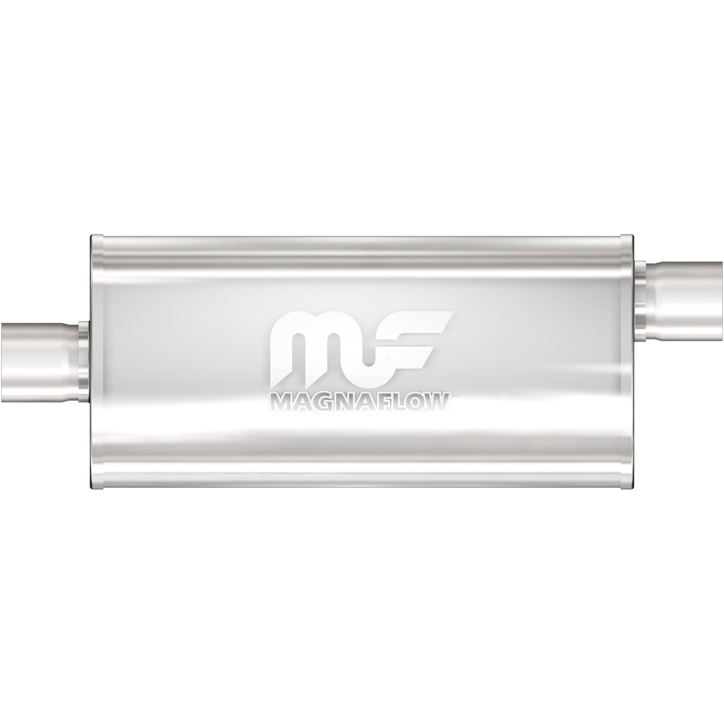 Magnaflow Straight-Through Performance Muffler; 3in. Offset/Center; 5x14x8 Body by MagnaFlow Exhaust Products