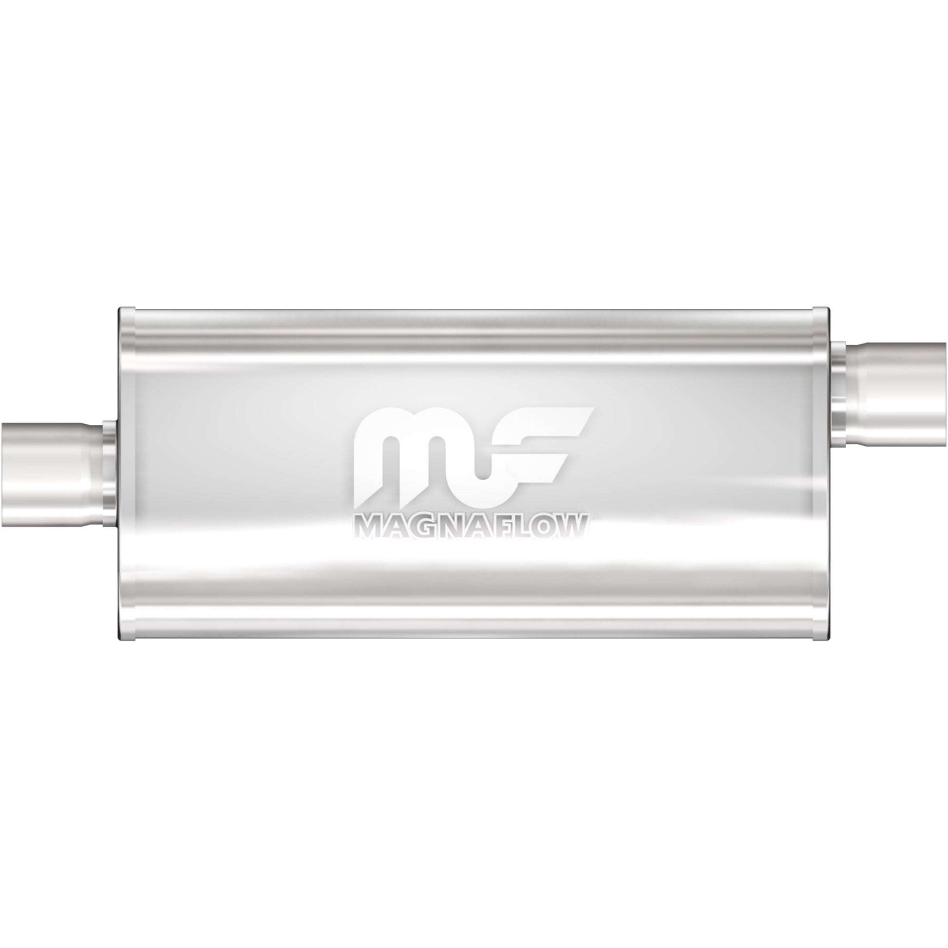 Magnaflow Straight-Through Performance Muffler; 3in. Offset/Center; 5x14x8 Body by MagnaFlow Exhaust Products