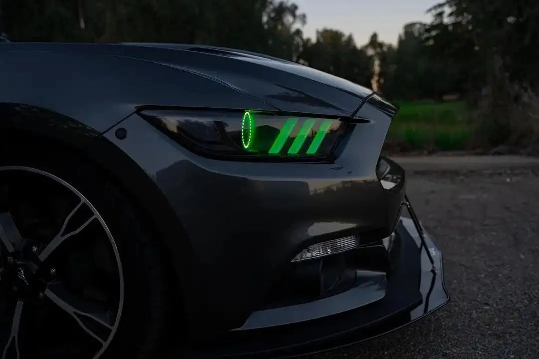 ORACLE Lighting 2015-2017 Ford Mustang V6/GT/Shelby ColorSHIFT DRL Upgrade w/Halo Kit by ORACLE Lighting
