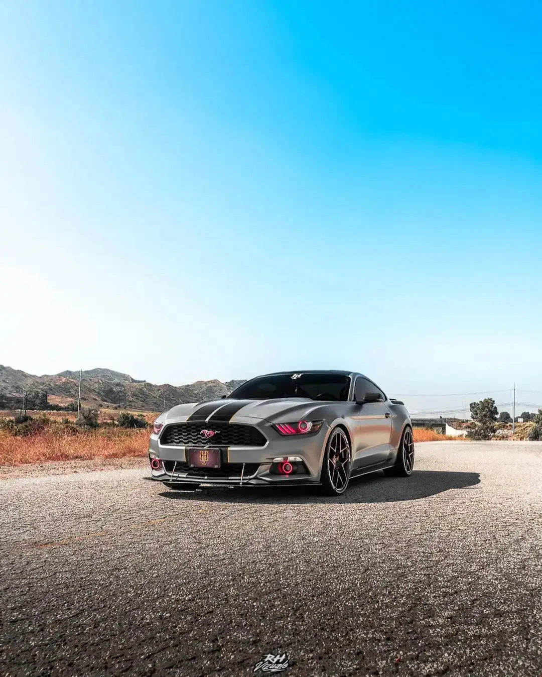 ORACLE Lighting 2015-2017 Ford Mustang V6/GT/SHELBY LED Headlight Halo Kit by ORACLE Lighting