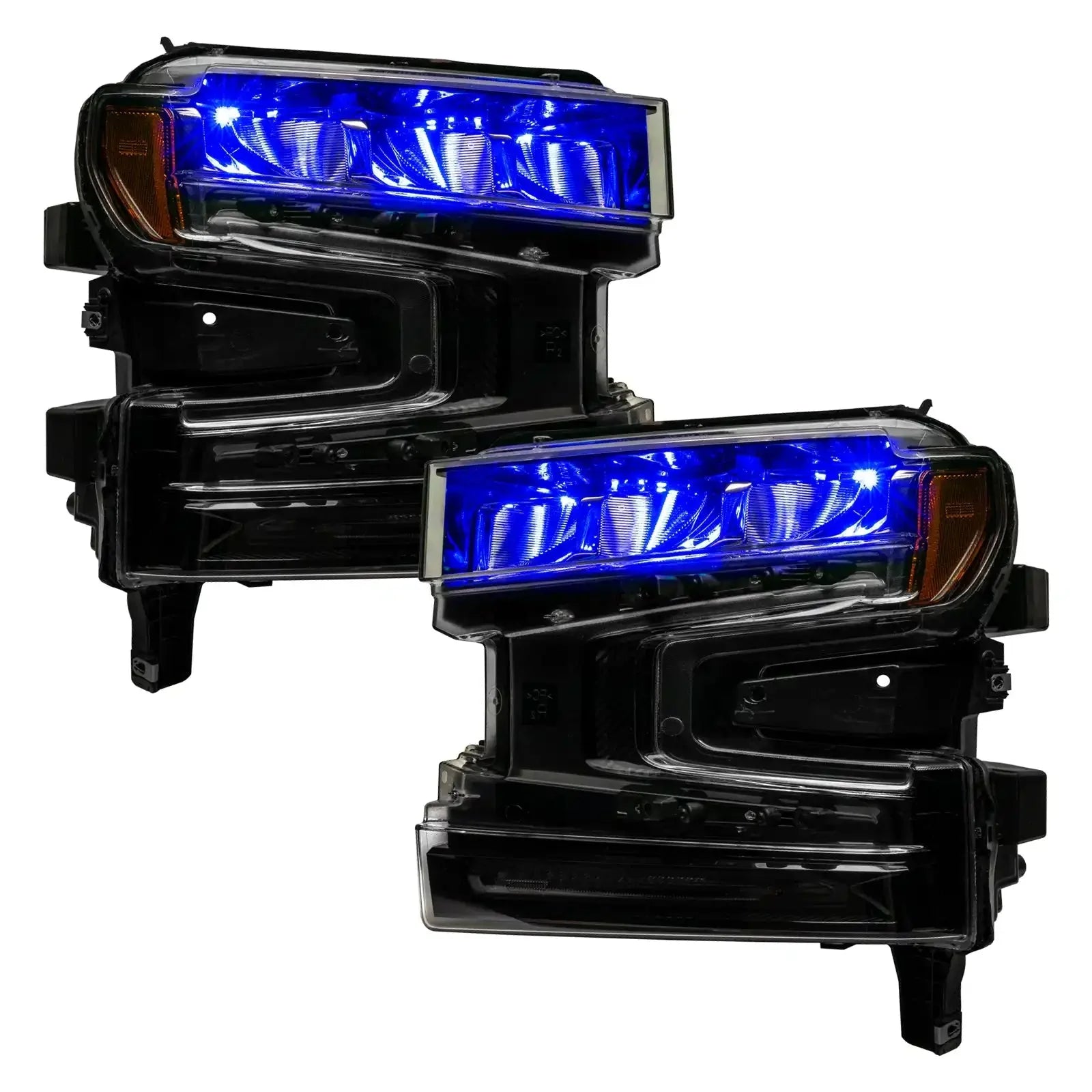 ORACLE Lighting 2019-2022 Chevrolet Silverado 1500 ColorSHIFT RGB Demon Eye Headlight Upgrade by ORACLE Lighting